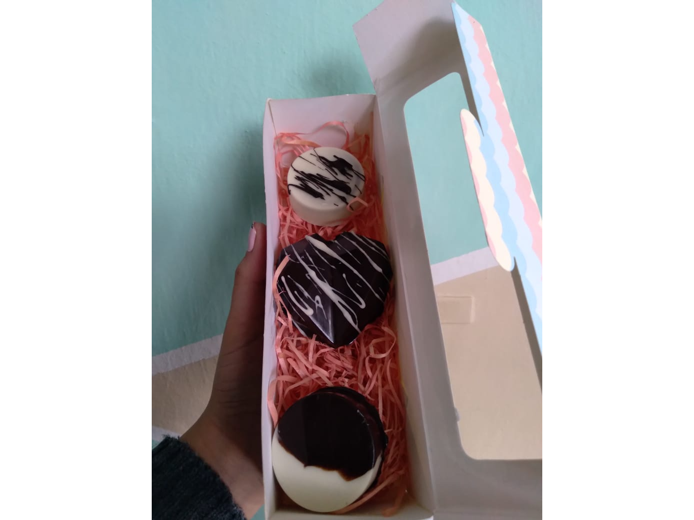 Corazon diamante y oreo