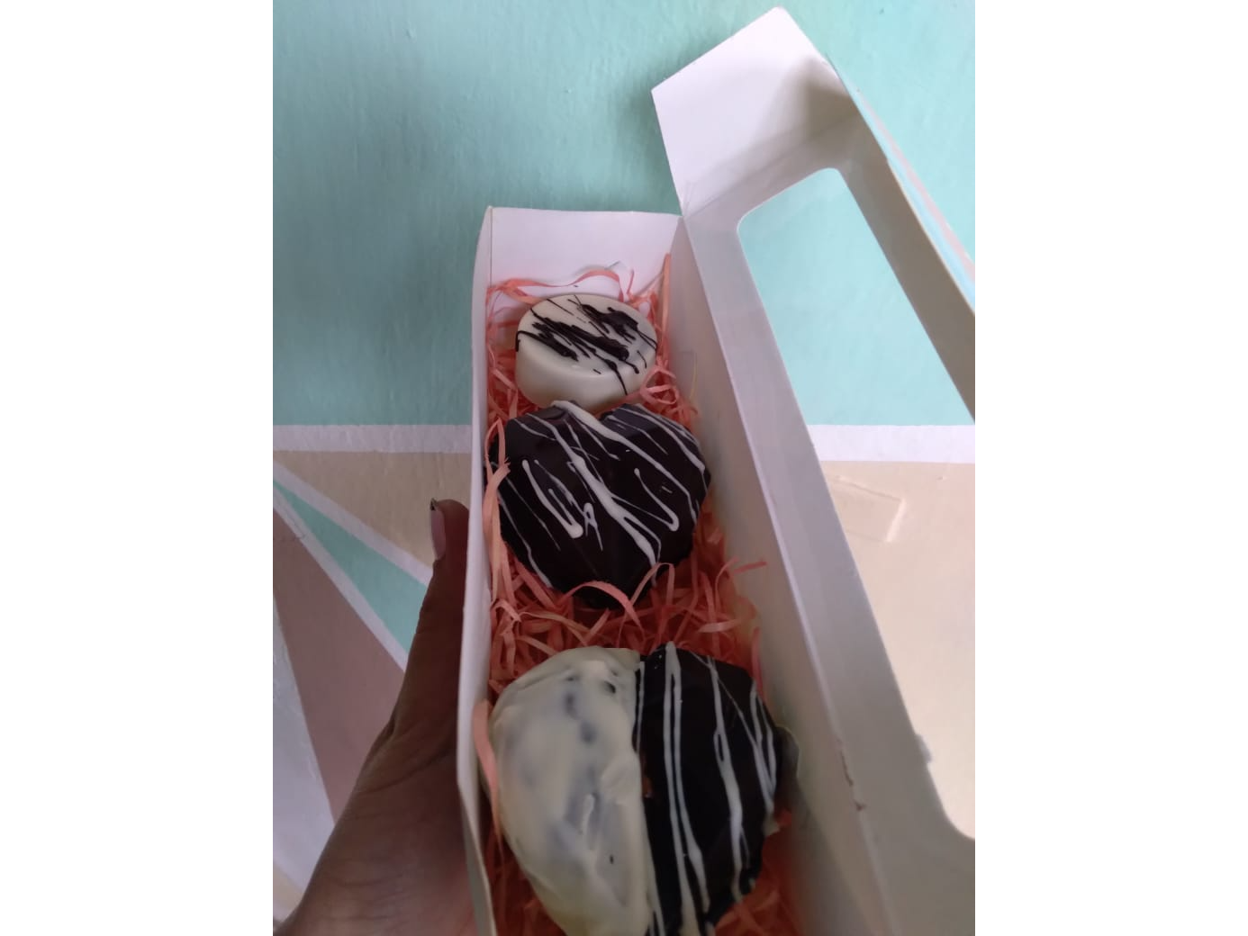 2 corazon diamente y oreo
