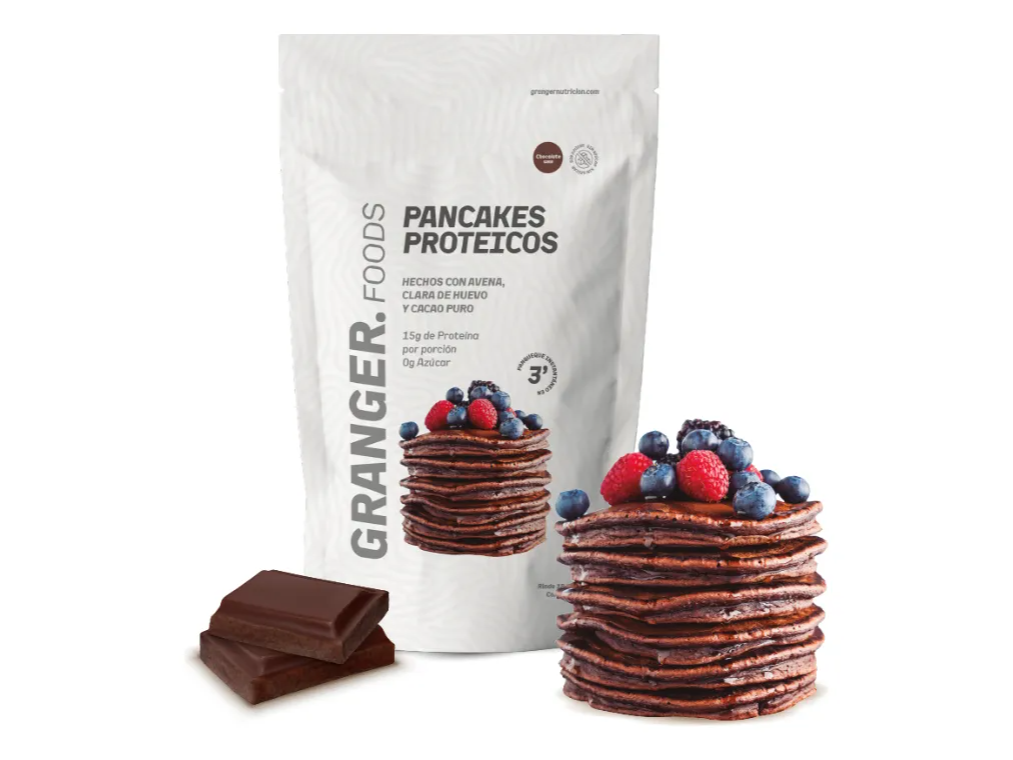 PANCAKES PROTEICOS - GRANGER Sabor Chocolate