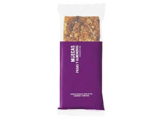 Barritas MUECAS - Pasas y  Almendras