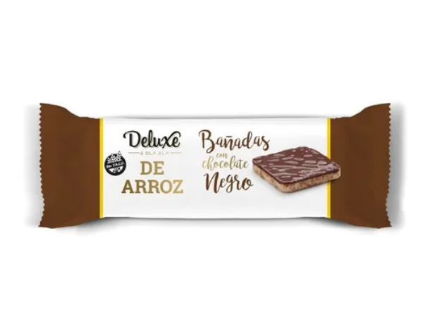GALLETAS DE ARROZ BAÑADAS EN CHOCOLATE - DELUXE - Sin TACC