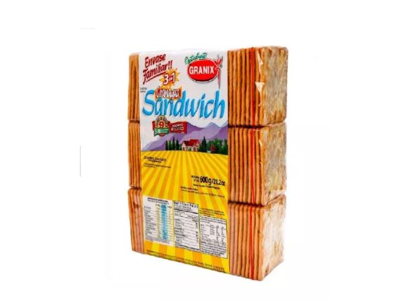 Galletitas SANDWICH - GRANIX - Tripack X 600grs