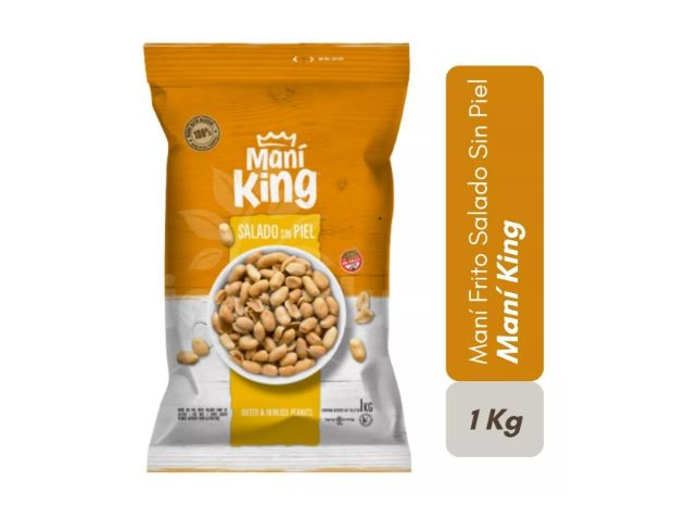 MANI SALADO  sin Piel - MANI KING x 1 kg