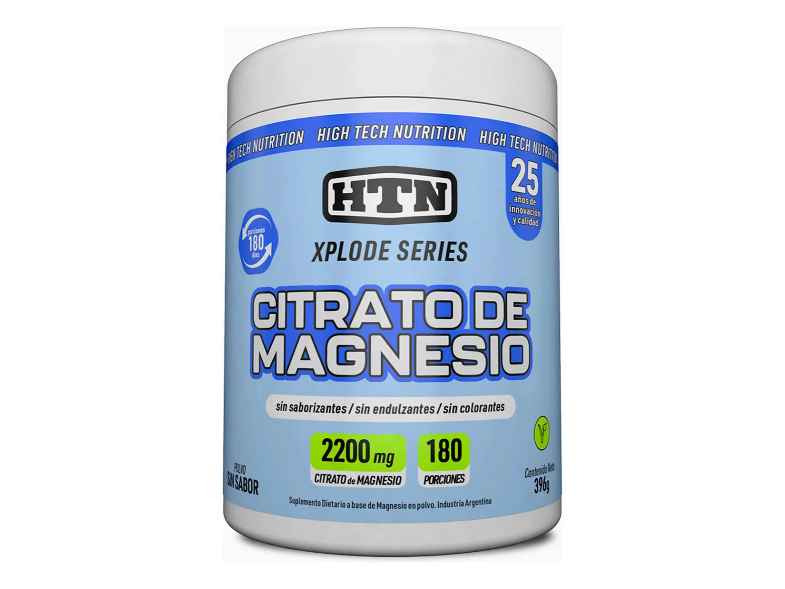 CITRATO DE MAGNESIO - HTN x 396 g - SIN SABOR