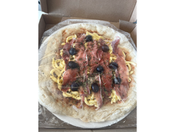 PIZZA JAMÓN CRUDO - MASA MADRE - PIZZA JUANA 8 PORCIONES (Copia)