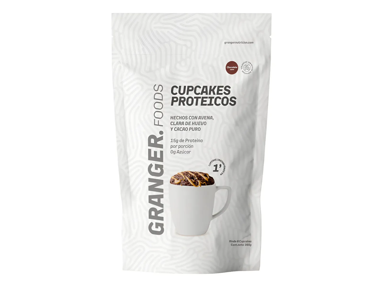 CUPCAKES PROTEICOS - GRANGER Sabor Chocolate
