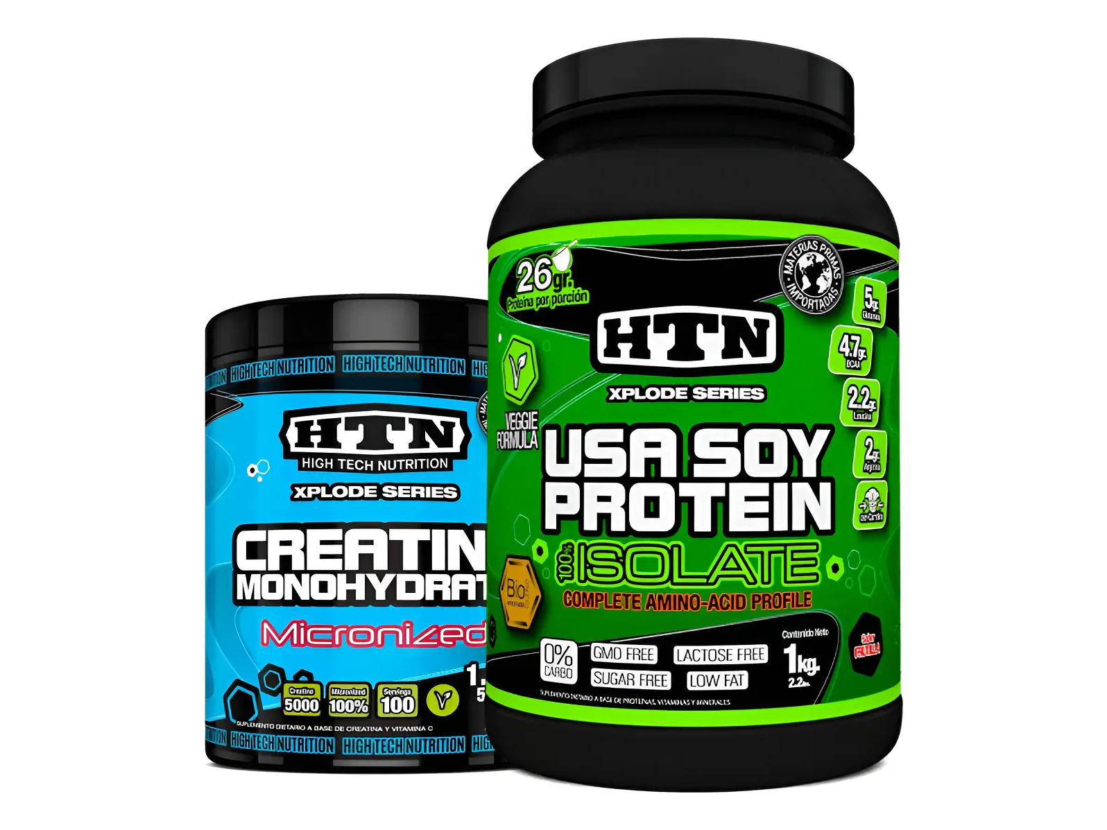 COMBO 6 HTN - SOY PROTEIN 1 KG + CREATINA 250 G