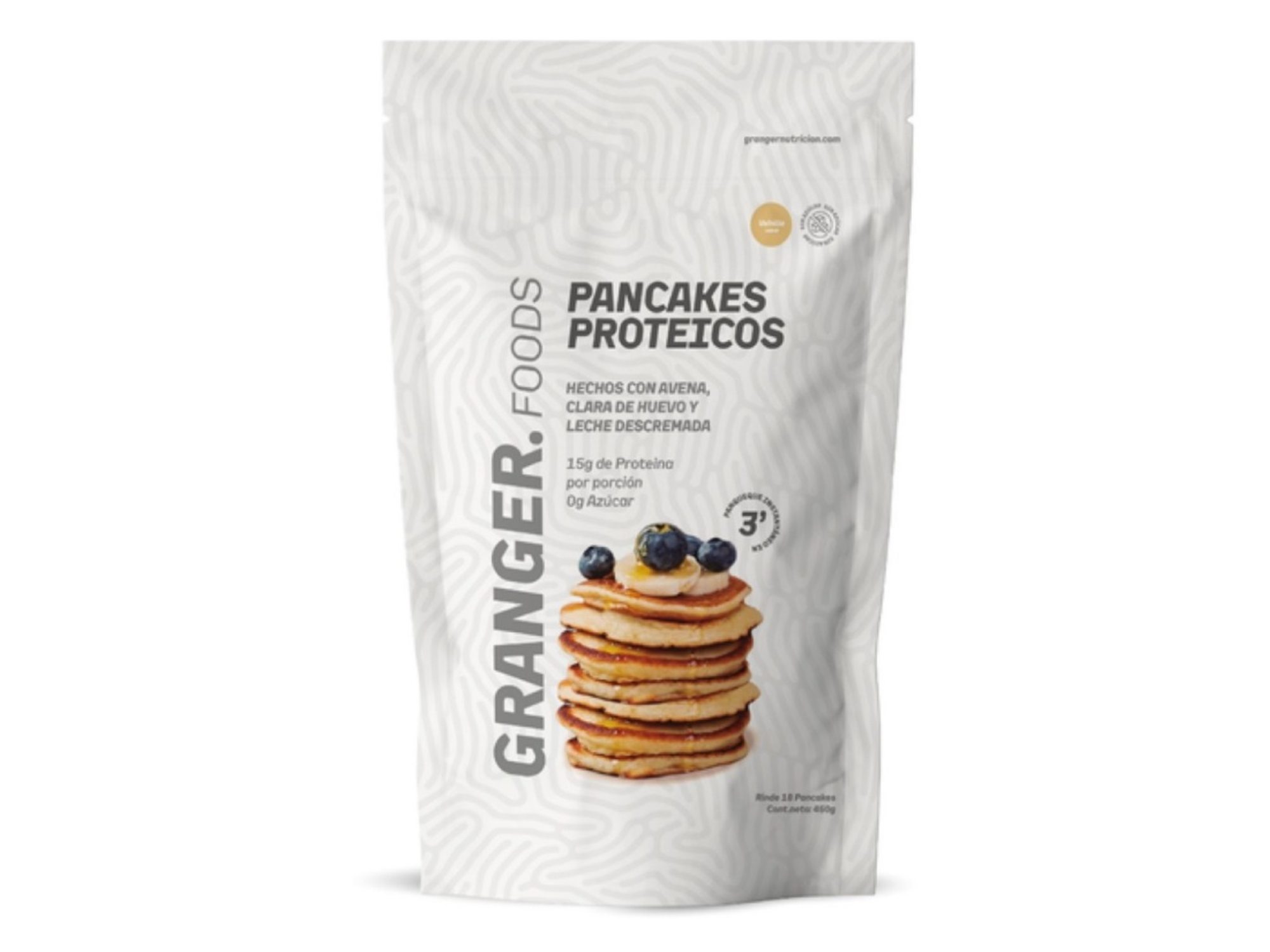 PANCAKES PROTEICOS - GRANGER Sabor Vainilla