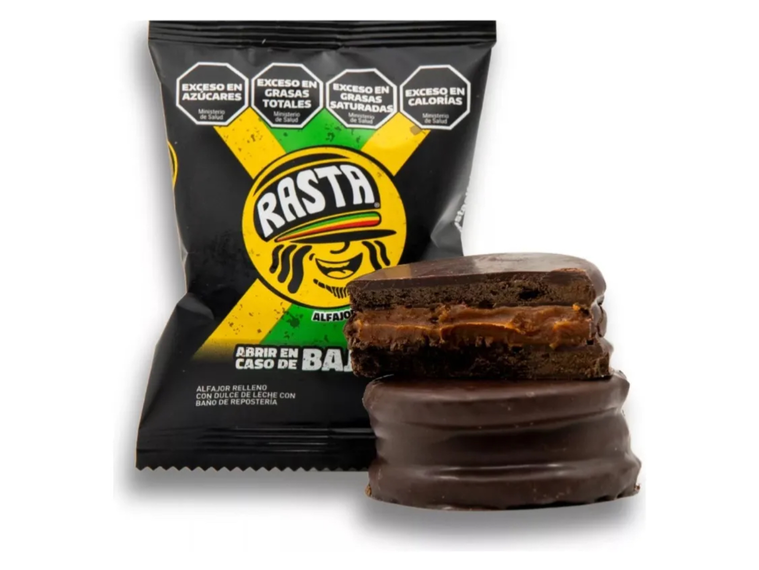 ALFAJOR RASTA - NEGRO x 70g