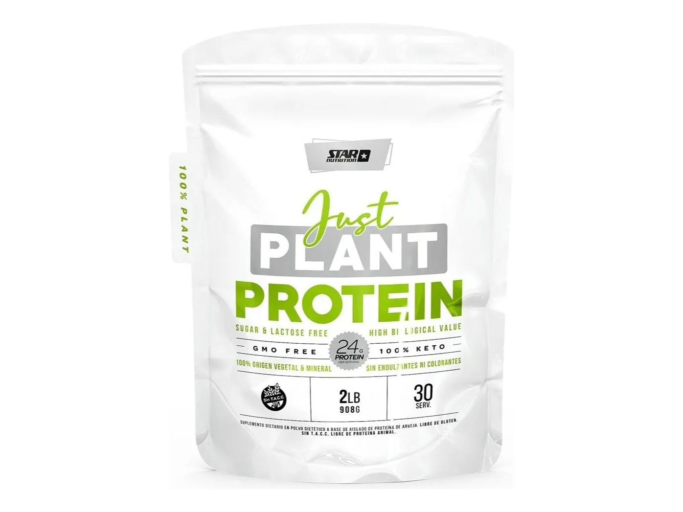 JUST PLANT PROTEIN - STAR NUTRITION x 2 libras