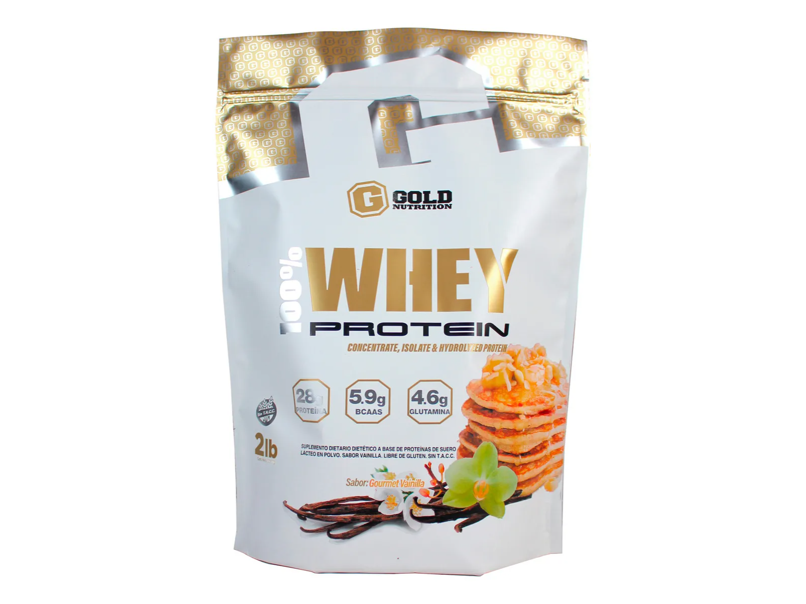 WHEY PROTEIN x 2 Libras - GOLD NUTRITION