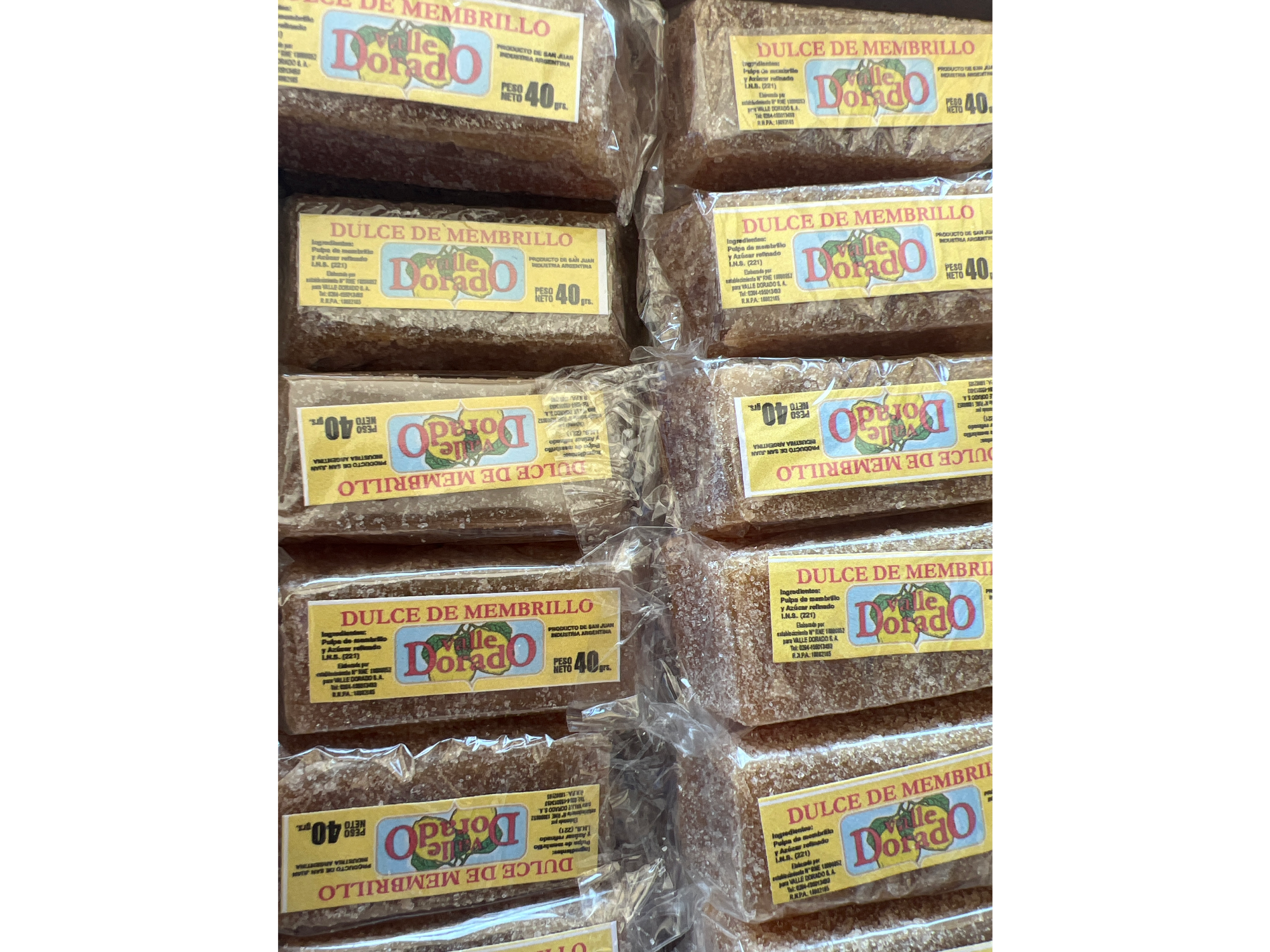 BOMBONES DE DULCE DE MEMBRILLO - VALLE DORADOx 30 g