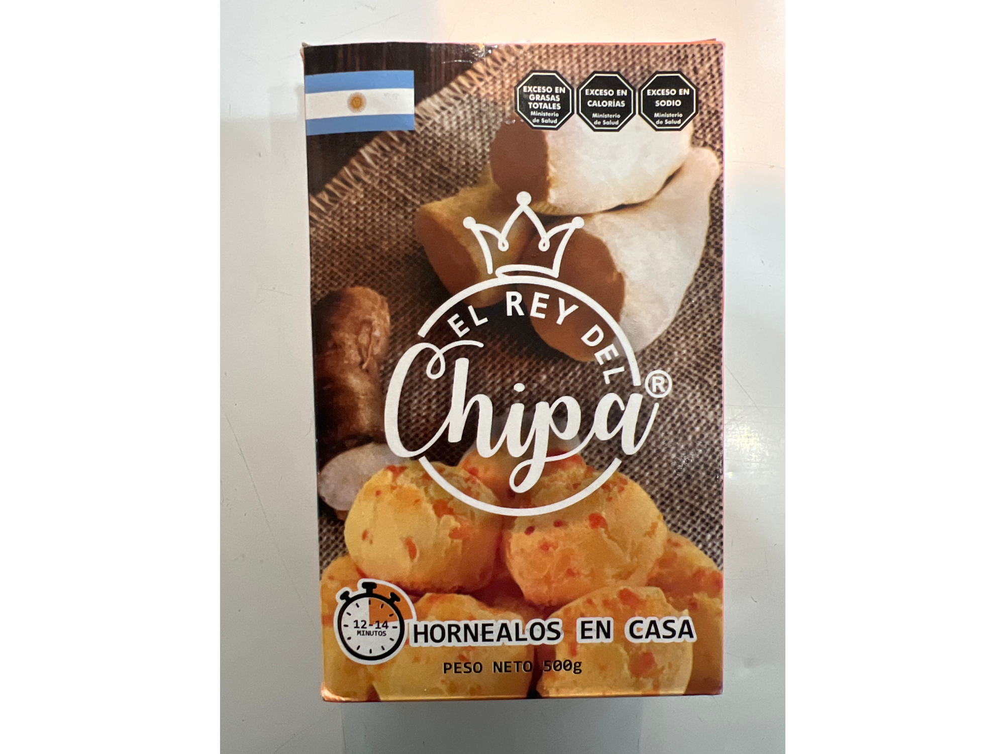 EL REY DEL CHIPA -  CAJA  x 500 g
