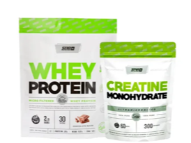 COMBO 4 STAR - PROTEINA 2 LIBRAS  + CREATINA 300 G