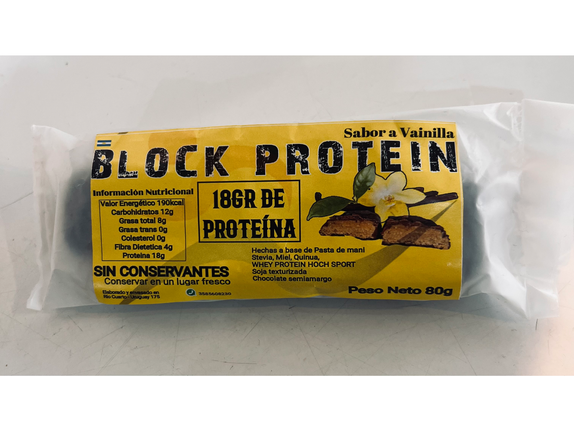 BLOCK PROTEIN - Sabor Vainilla