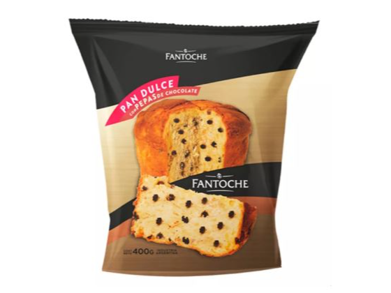 PAN DULCE CON CHIP DE CHOCOLATE - FANTOCHE X 400 G