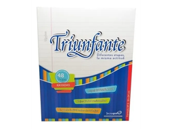 N3 TRAIUNFANTE RAYADA/CUADRICULADA X48 HOJAS