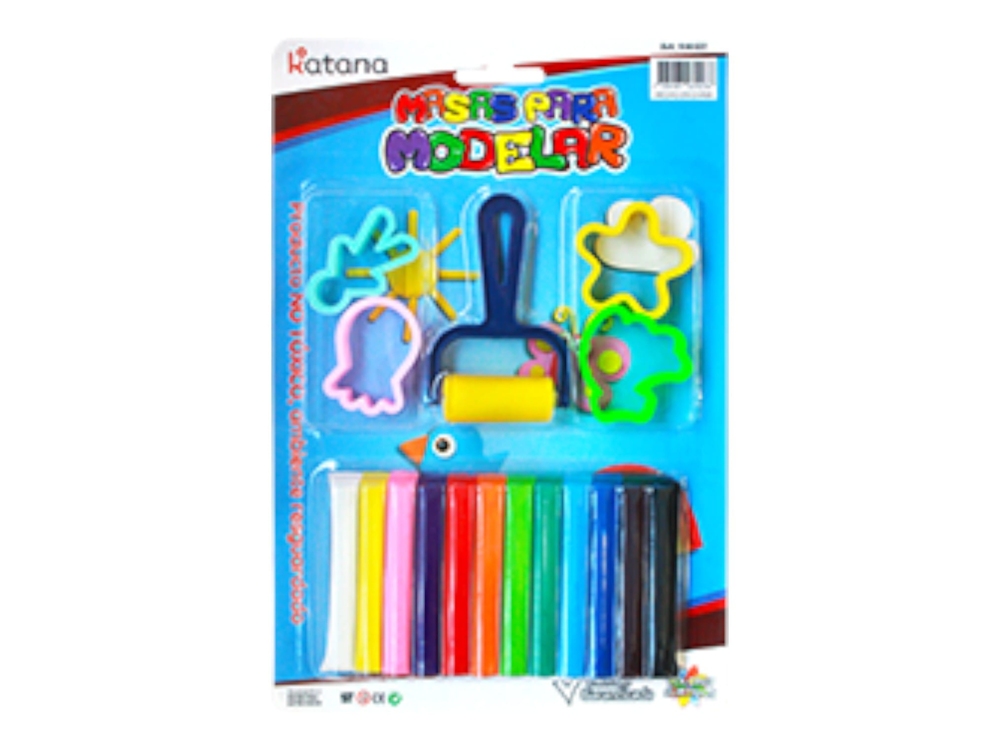 MASA PARA MOLDEAR X 12 UNIDADES MAS MOLDES