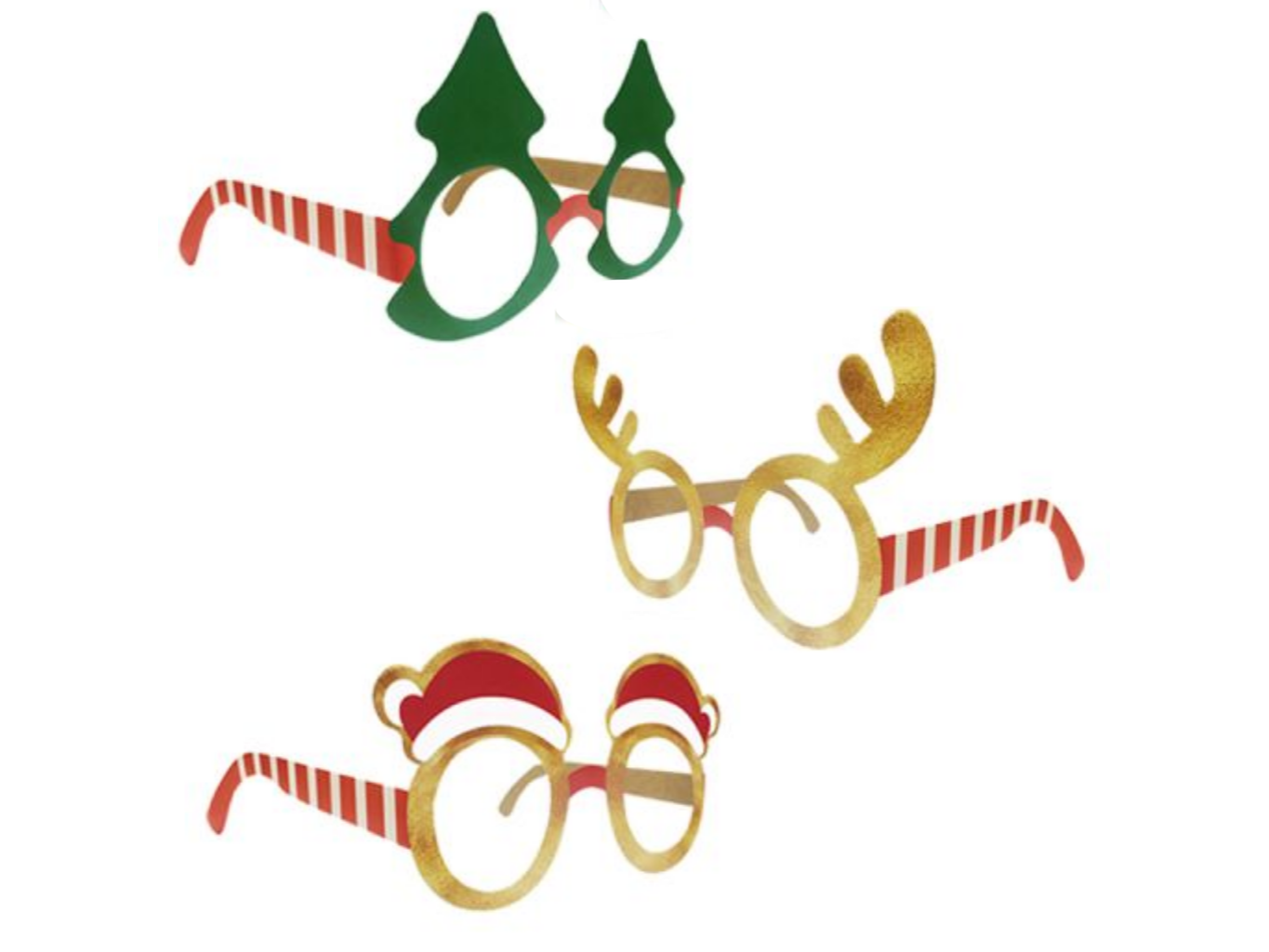 ACCESORIOS NAVIDEÑOS X5UNIDADES