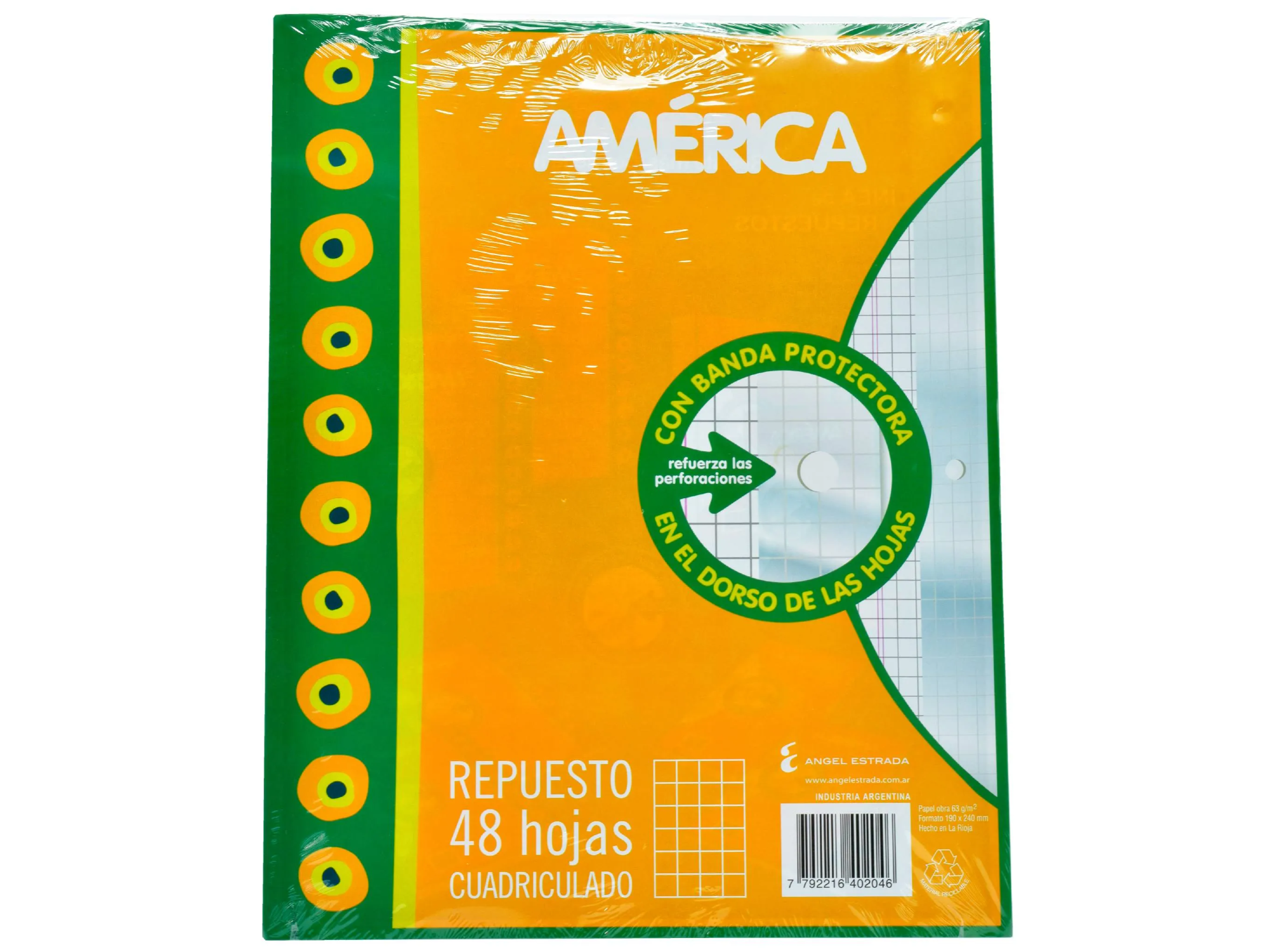 AMERICA CUADRICULADA X240