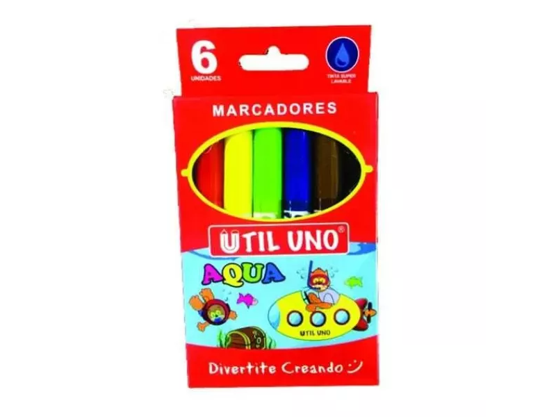 MARCADOR AL AGUA JUMBO X6UN