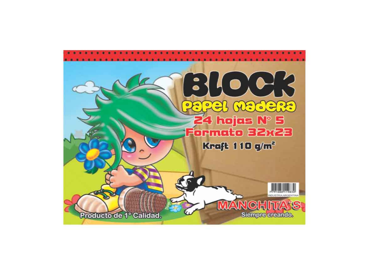 MANCHITAS PAPEL MADERA