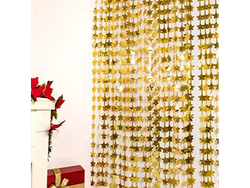 CORTINA METALIZADA - ESTRELLA