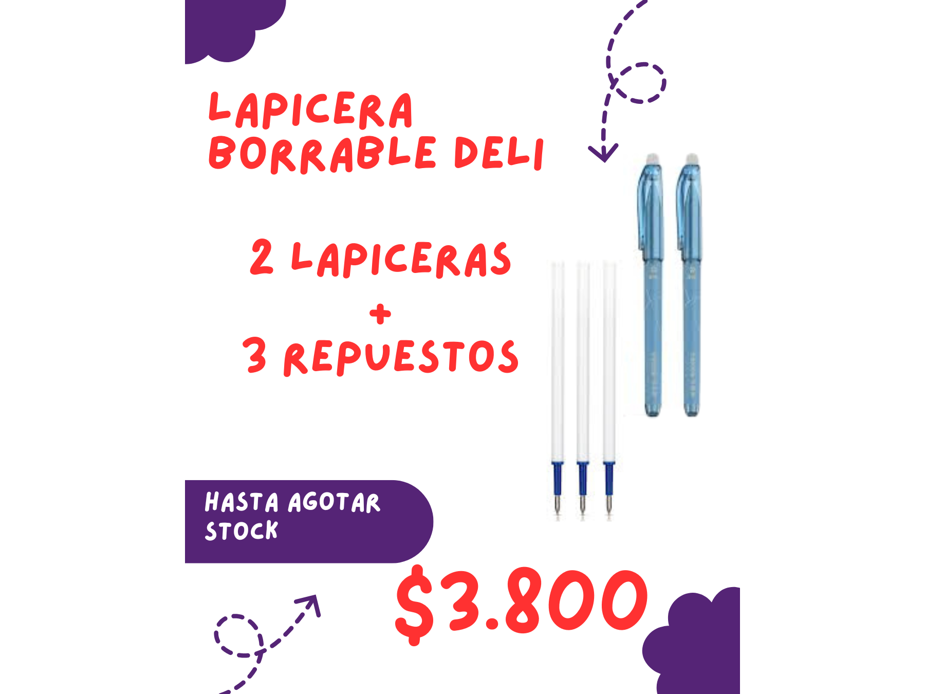 BORRABLE DELI + REPUESTOS