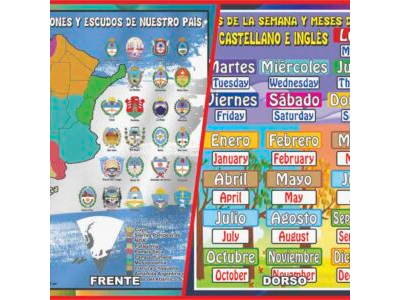 ESCUDOS/DIA Y MESES-INGLES CASTELLANO