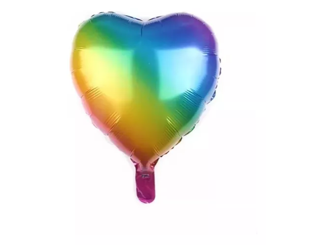 FOIL CORAZON MULTICOLOR