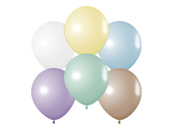 GLOBOS 12 PULGADAS PASTEL X10UN