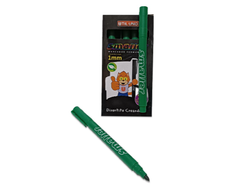 MARCADOR PUNTA MEDIA 1MM VERDE PERMANENTE