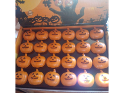 ANILLO CALABAZA CON LUZ MULTICOLOR