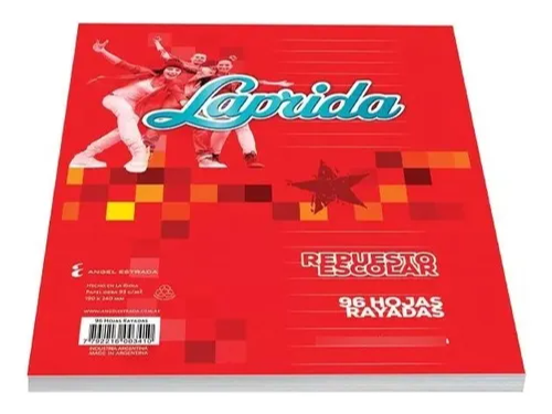 N3 LAPRIDA RAYADA/CUADRICULADA X96 HOJAS