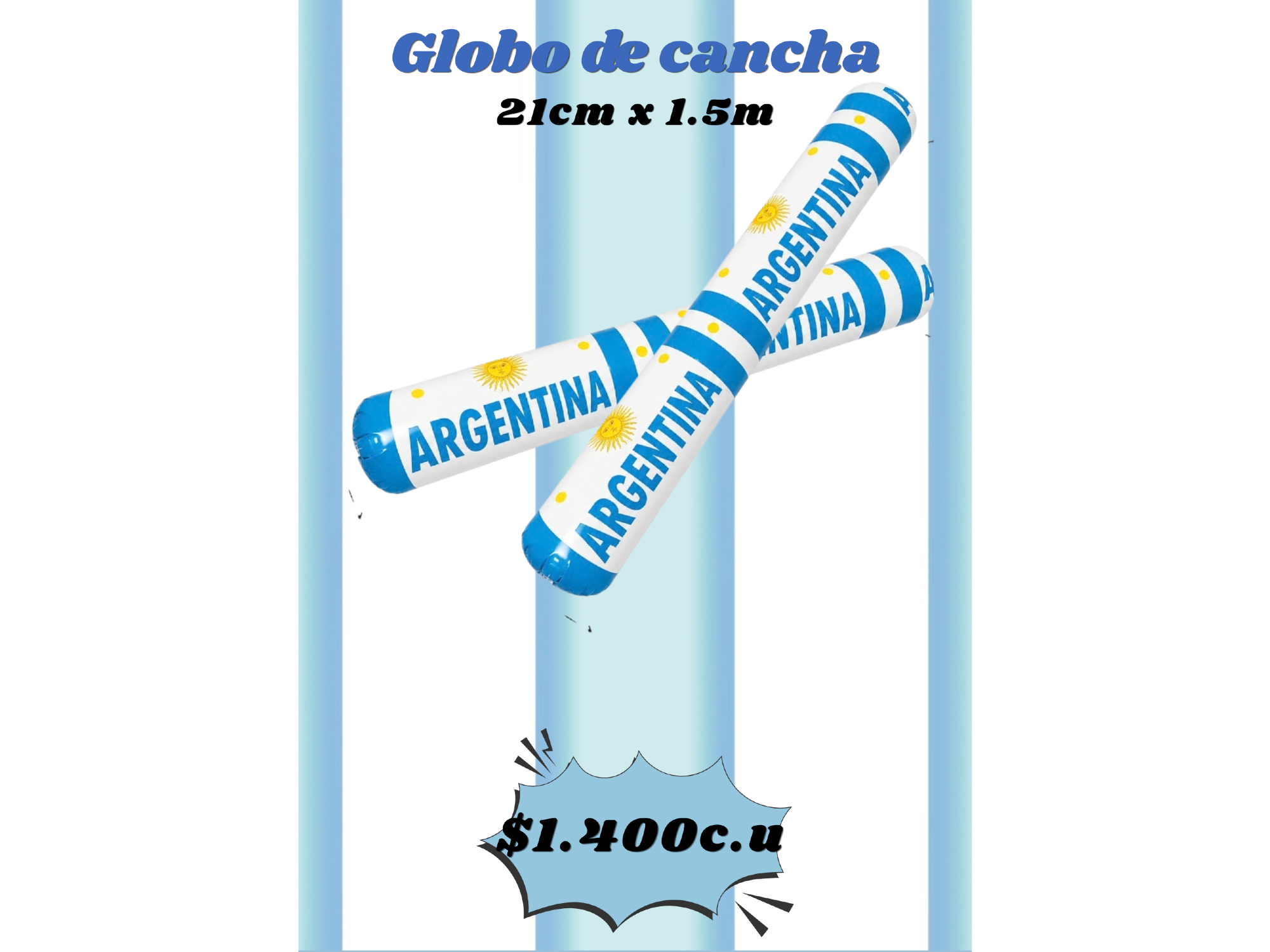 GLOBO DE CANCHA - GRANDE -
