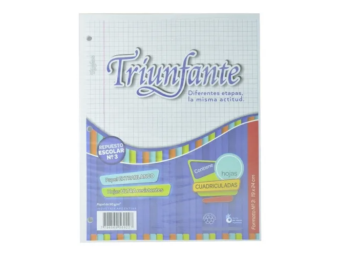 TRIUNFANTE CUADRICULADA X48