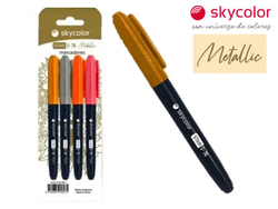 MARCADOR METALIZADO X4UN PERMANENTE