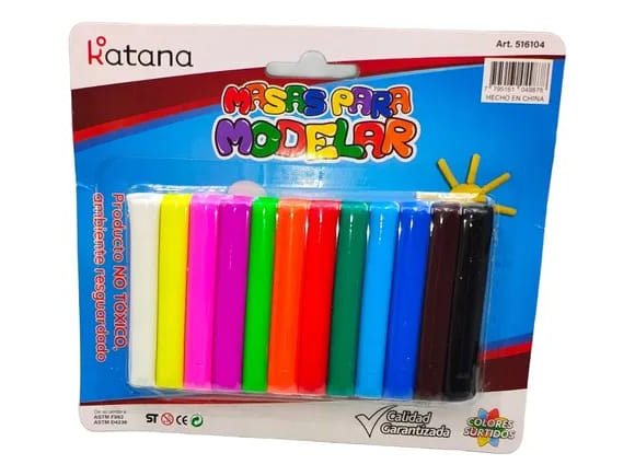 MASA PARA MOLDEAR X 12 UNIDADES