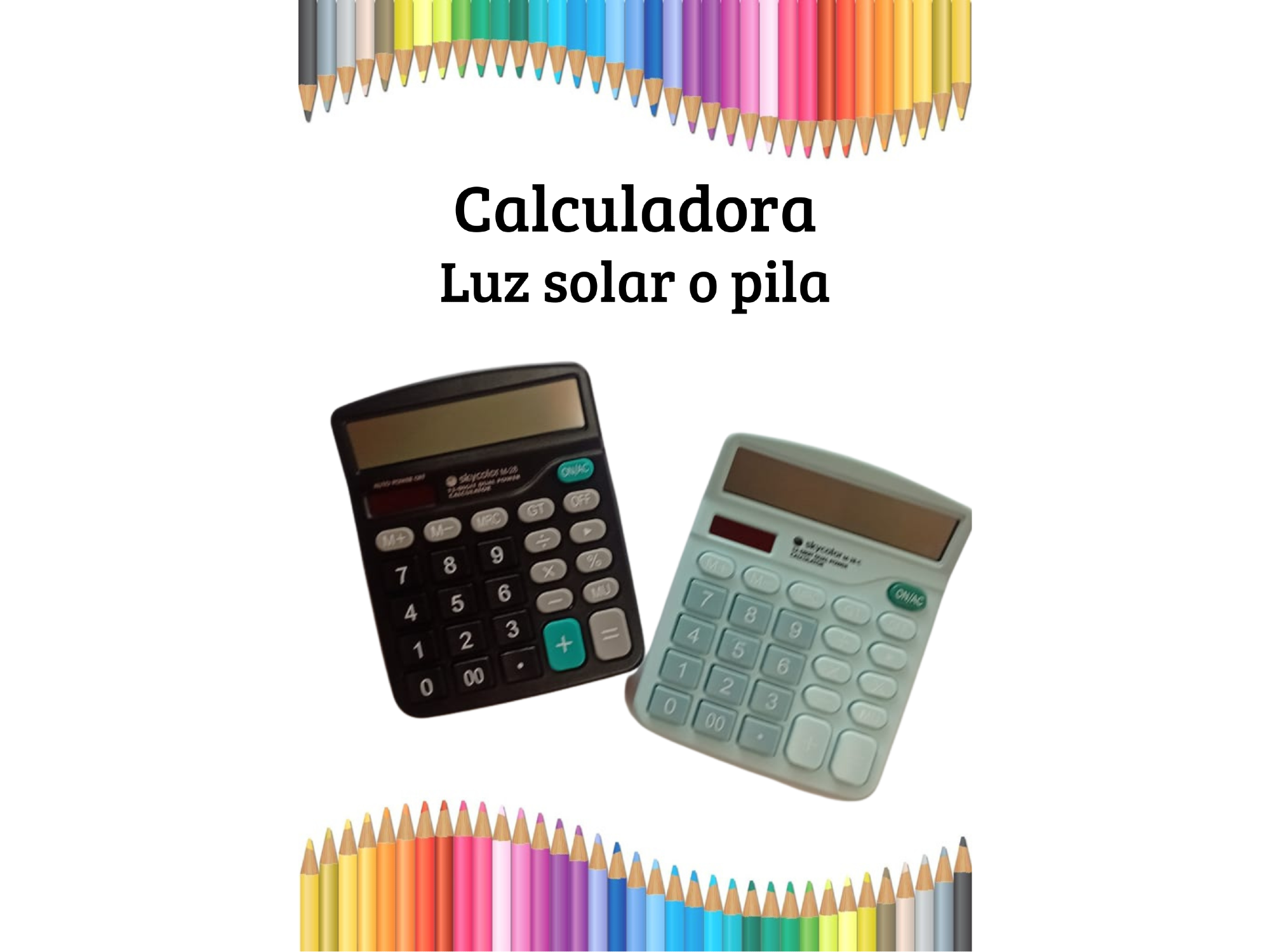 SOLAR O A PILA - TAMAÑO M/L