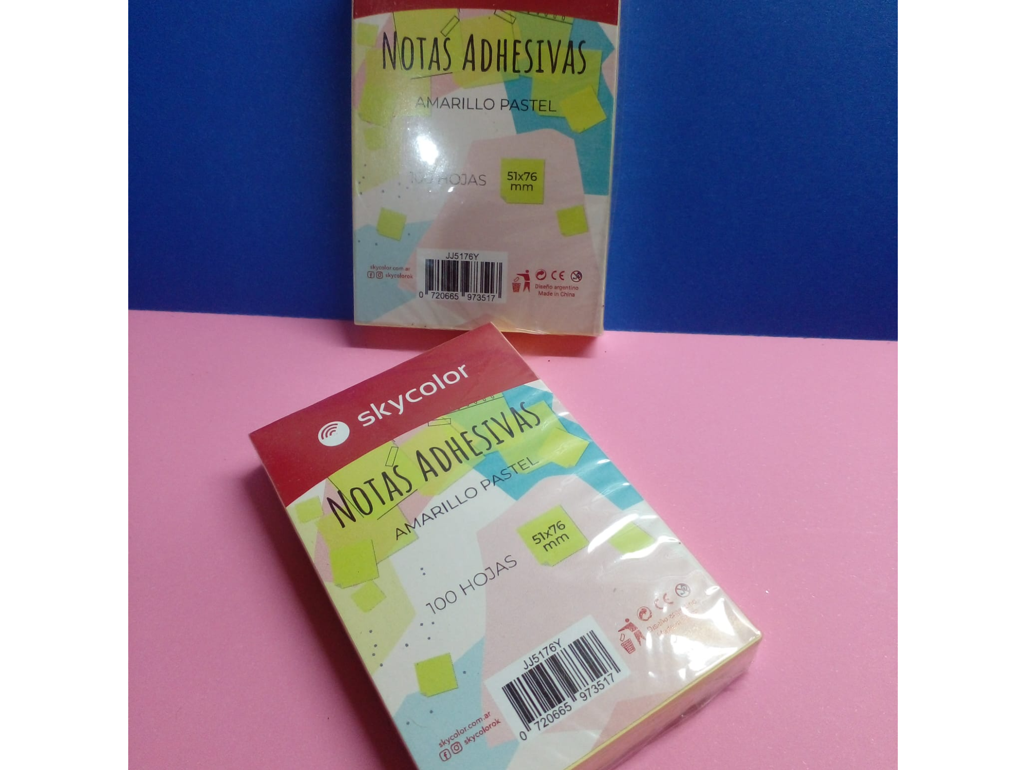 51X76 AMARILLO PASTEL X100 HOJAS