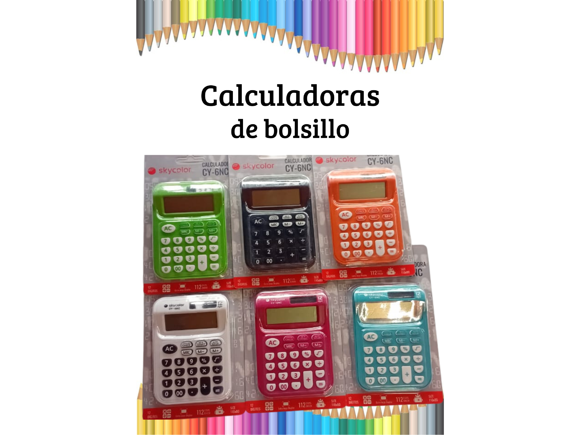 BOLSILLO COLORES
