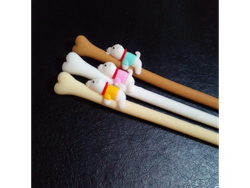 HUESO CON PERRO - FLEXIBLE SILICONA