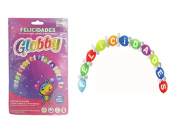 GLOBBY FELICIDADES 55 PIEZAS