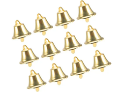 CAMPANITAS DE METAL - DORADO O PLATA - X10 UNIDADES