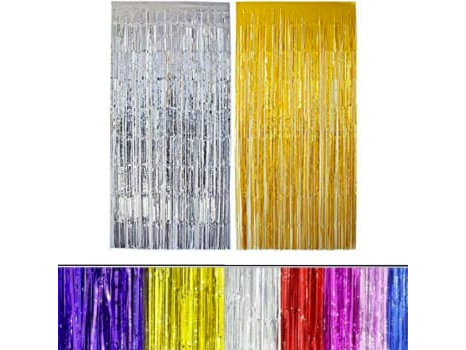 CORTINAS METALIZADAS - LLUVIA