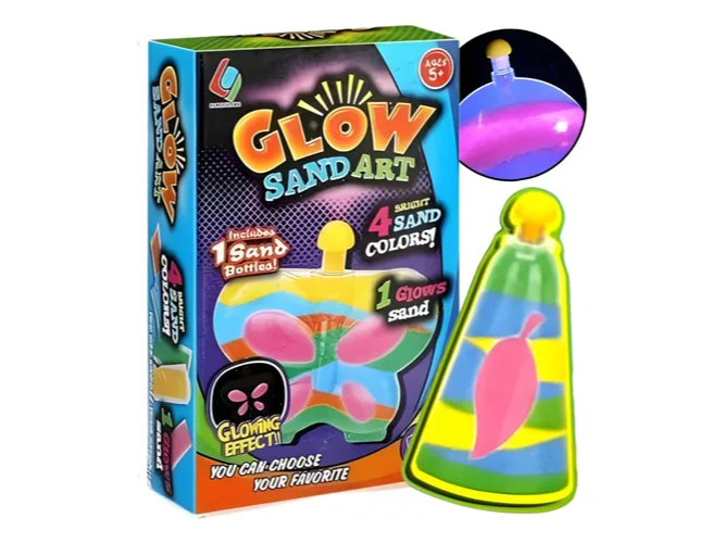 JUEGO DE ARENA FLUORECENTE --- VARIOS MODELOS ---