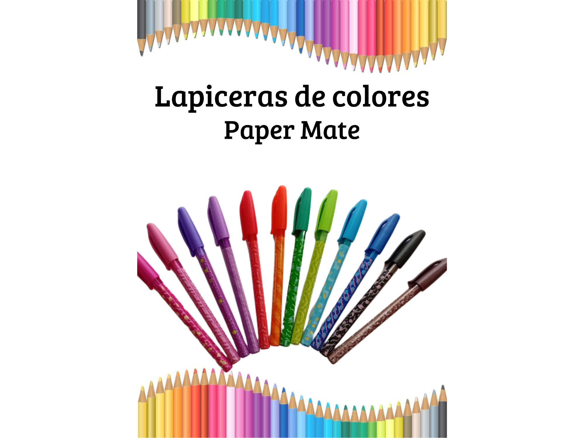 PAPER MATE COLORES POR UNIDAD