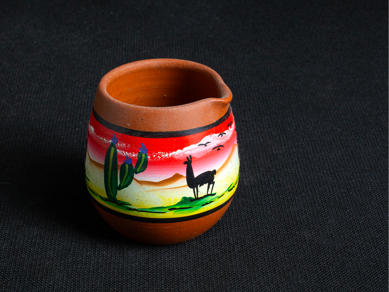 salserita rústica pintada