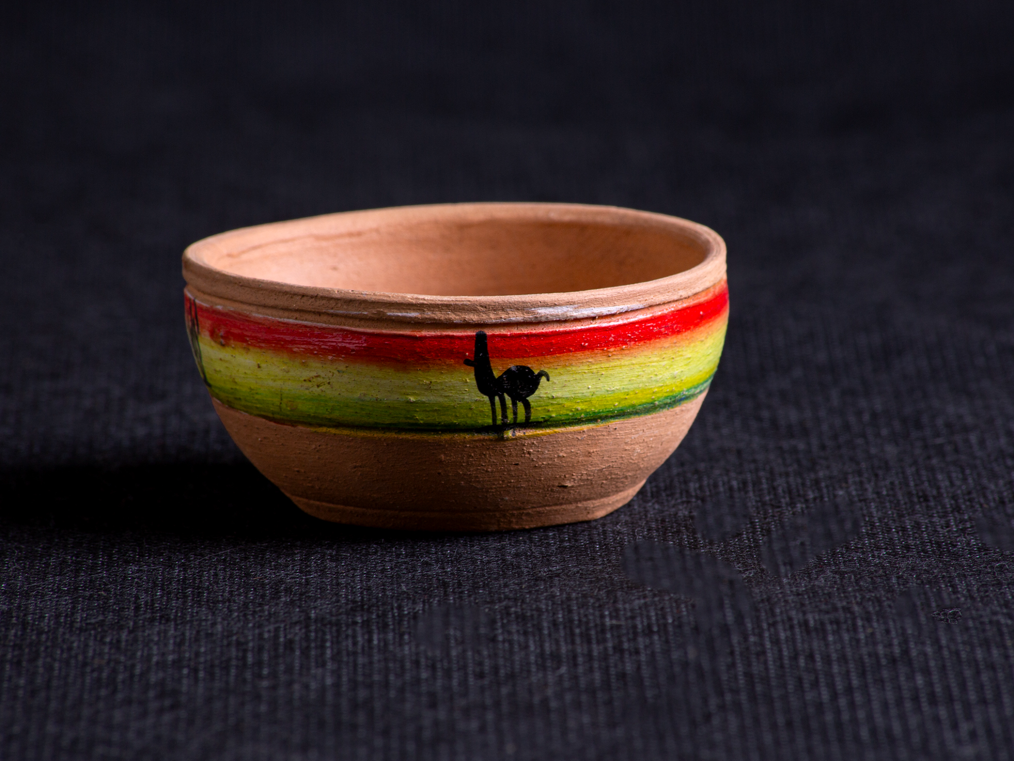 Compoteras chicas pintadas por fuera