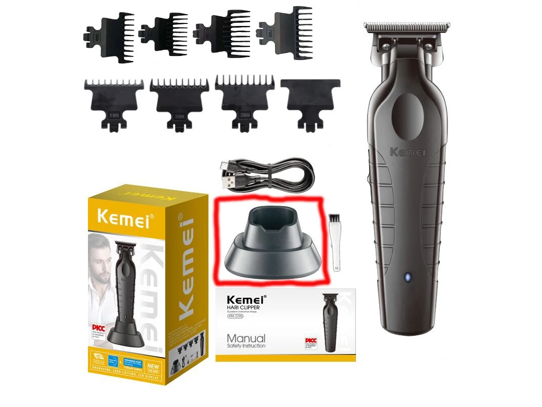 KEMEI 2299 con base de carga
